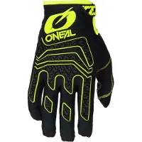O'Neal Sniper Elite Zwart Geel Motorcross Handschoenen Maat M