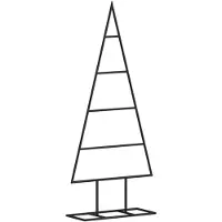 vidaXL Kerstdecoratie kerstboom 60 cm metaal zwart