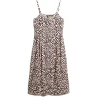 Superdry Zomerjurk beige / zwart