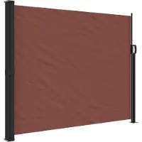 vidaXL Windscherm uittrekbaar 140x600 cm bruin