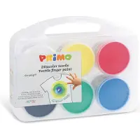 Primo Vingerverf voor textiel Basic-set 6x100g