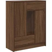 vidaXL Dressoir met lades en deuren 73x31x90 cm bruin eiken