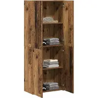 vidaXL Kantoorkast Oud hout 60 x 32 x 152,5 cm Bewerkt hout