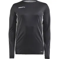 Craft Pro Control Impact Voetbalshirt Lange Mouw Heren - Zwart | Maat: XS