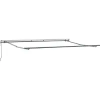 vidaXL Uitschuifbare luifel Beige 400 × 300 cm Stof en Aluminium