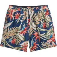 Superdry Zwemshorts sand / marine / rood / wit