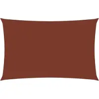 vidaXL Zonnescherm rechthoekig 2x4,5 m oxford stof terracottakleurig