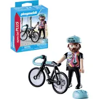 Playmobil Special Plus 71478 - Paul de Fietser voor Kinderen vanaf 4 Jaar - Speelgoed voor Creatieve Avonturen