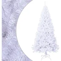 vidaXL Kunstkerstboom met dikke takken 180 cm PVC wit