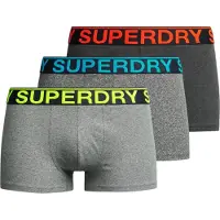 Superdry Boxershorts lichtblauw / geel / grijs gemêleerd / rood