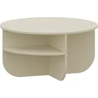 En.casa Salontafel Reykhon rond Ø80x41 cm havermout []