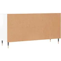 vidaXL Schoenenbank 102x35x55 cm bewerkt hout hoogglans wit