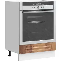 vidaXL Ovenkast Kalmar bewerkt hout oud houtkleurig