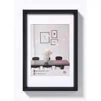 Walther design Steel Style - Kunststof lijst - Fotoformaat 40x50 cm - Zwart
