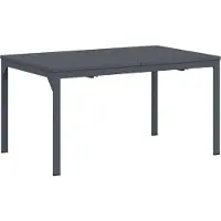 vidaXL Eettafel voor buiten, inklapbaar, antraciet, 210 x 90 x 73 cm, staal