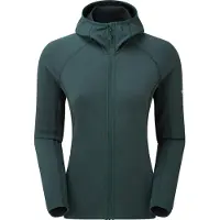 Montane F Protium Hoodie, fleecetrui, dames, donkergroen
