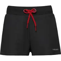 Head Tennisbroek Girls Shorts Club Ann Black-Maat 140