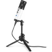 VONYX CM320W USB studio microfoon met tafelstandaard - Wit