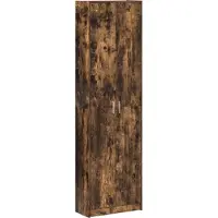 vidaXL Kledingkast Rook Eiken 55 x 25 x 189 cm Bewerkt hout