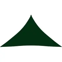 vidaXL Zonnescherm driehoekig 5x5x6 m oxford stof donkergroen