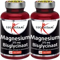 Lucovitaal 2x Magnesium 375mg Bisglycinaat 210 Tabletten