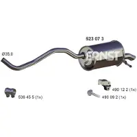 ERNST 523073 Einddemper