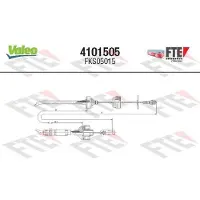 Valeo 4101505 Koppelingskabel