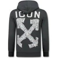 Top Star Oversized hoodie met capuchon icon dollar print