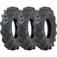 Parnells 4.80/4.00-8 banden met open midden en noppen voor rotovator Journey H8022 (set van 3)