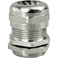 TRU COMPONENTS TC-10302836 Wartel M22 Messing (vernikkeld) Metaal 1 stuk(s)