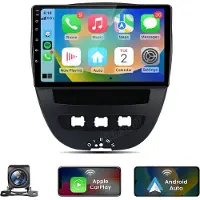 Hexinex HexinexMarket Octa-Core autoradio Geschikt voor Peugeot 107, Toyota Aygo, Citroën C1 (2005-2014) - Draadloos CarPlay, Android Auto, multimediaspeler,Android 15, 4GB+64GB