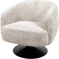 MySons Draaifauteuil Louis 360 - Cremona - Taupe 04 - Star Collection