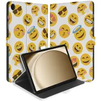 B2Ctelecom Book Case Hoesje met Standaard Emoji Samsung Galaxy Tab A11 Plus