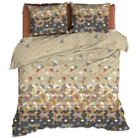 Satin d'or Scoop Dekbedovertrek - Extra breed - 260x200/220 cm - Bruin