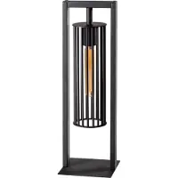 Eth Birdy tafellamp 1x E27 zwart 160x160x500mm