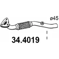 ASSO 34.4019 Voorpijp