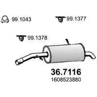 ASSO 36.7116 Einddemper