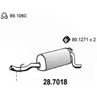 ASSO 28.7018 Einddemper
