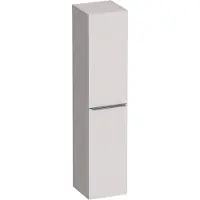 Brauer Elevate Hoge Kast 160x35x35cm MDF Voor Opbouwgreep - Mat Zand - Badkamermeubels, Kolom- En Zijkasten, Hoge Kasten - 8720724555441