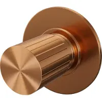 Brauer Stripe losse inbouw stopkraan met in- en afbouwdelen koper geborsteld PVD
