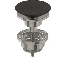 Ink Niet-afsluitbare Plug Keramiek - Mat Middernachtgrijs - 8718835167820 - Wastafels, Afvoerpluggen