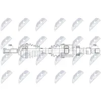 NTY NPW-RE-257 Aandrijfas