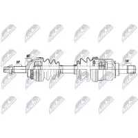 NTY NPW-TY-209 Aandrijfas