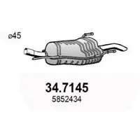 ASSO 34.7145 Einddemper