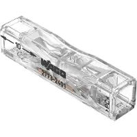 Wago 2773-2401-100 2773-2401 Doorgangsklem Flexibel: 0.75-4 mm² Massief: 0.75-4 mm² Aantal polen: 1 100 stuk(s) Transparant Box