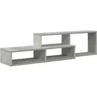 vidaXL Wand TV Stand 120 x 25 x 28,5 cm Bewerkt hout