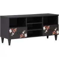 vidaXL Opbergkasten Multikleur 100 x 33,5 x 46 cm Massief Mango Hout