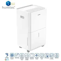Htw - Ontvochtiger 50ltr- 24uur/ 100m2- WIFI - werkplaats - greenhouse - kas- woonkamer - droogfunctie