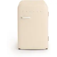 Create - Koelkast in retrostijl - Gebroken wit - Handvat Gebroken wit - FRIDGE RETRO 107L