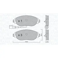 MAGNETI MARELLI 363916060888 Remblokken